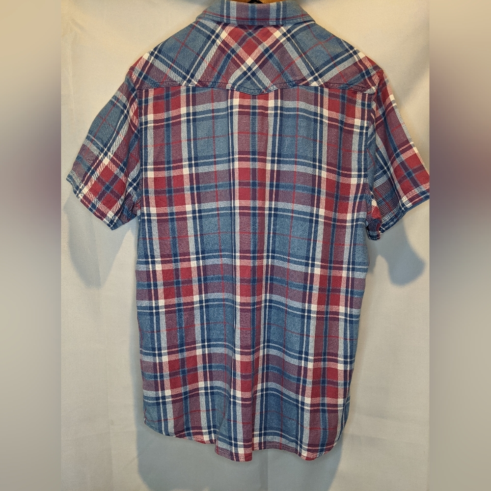 NWT Desert Son Flags & Anthem Dierks Bentley Short Sleeve Button Up Mens Medium - Picture 2 of 13